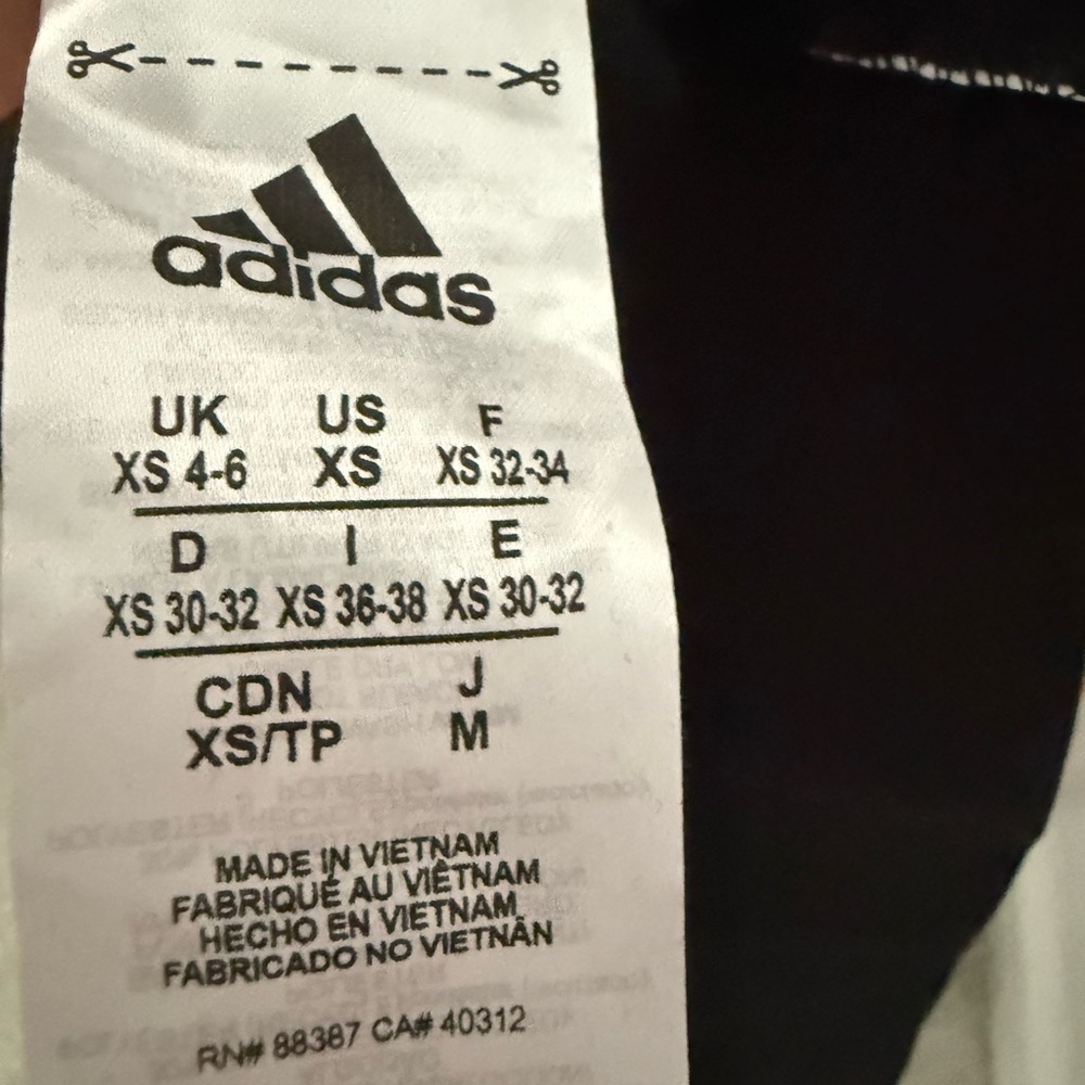 Adidas by Stella McCartney Black Short Sleeve Logo Tee - XS - NWT - Picture 10 of 11